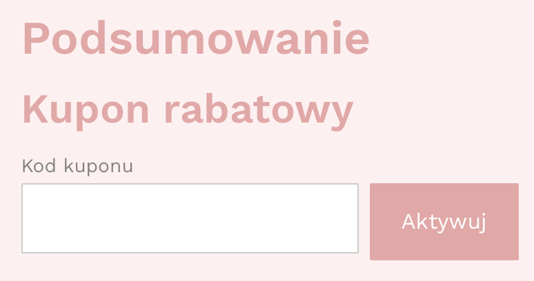 Instrukcja: gdzie wpisać kod rabatowy